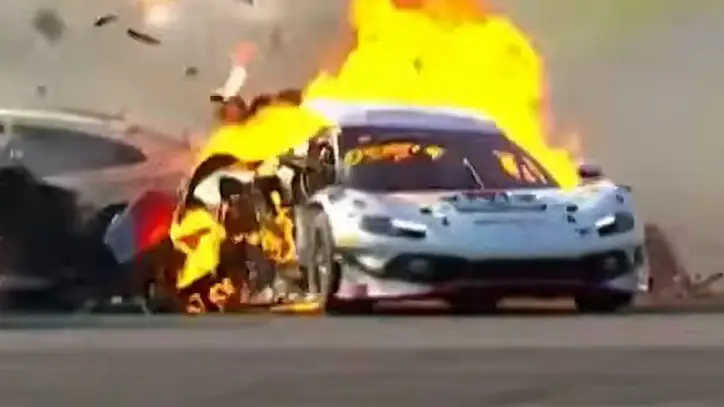 Race car driver saves competitor from burning wreckage | CNN