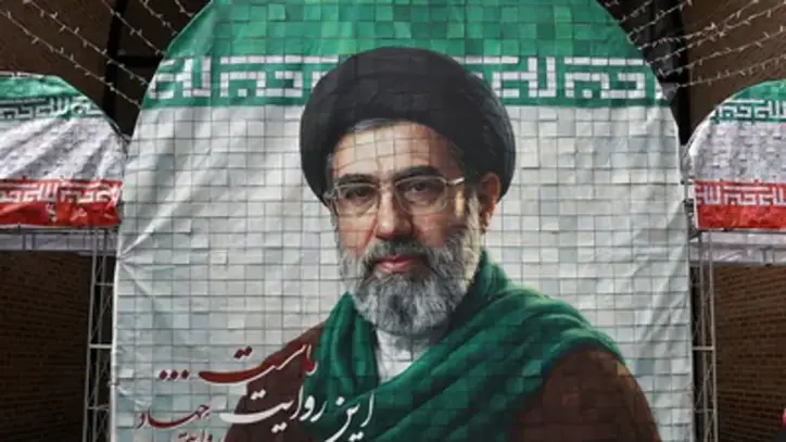 Mojtaba has not made any public address since his appointment, and authorities have not released any video or audio of him. (WANA via REUTERS)