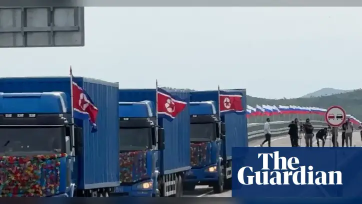 Russia and North Korea open first road bridge across their shared border