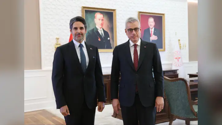 Sağlık Bakanı Memişoğlu, Katar Büyükelçisi'ni kabul etti, sağlık iş birliği mesajı verdi