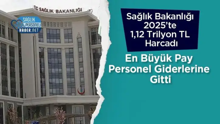 Sağlık Bakanlığı 2025’te 1,12 Trilyon TL Harcadı: En Büyük Pay Personel Giderlerine Gitti