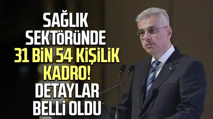 Sağlık Bakanlığı için 31 bin 54 personel kararı