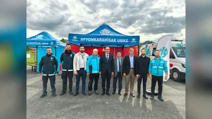Sağlık Ekipleri Gastro Afyon Turizm ve Lezzet Festivalinde Yerini Aldı