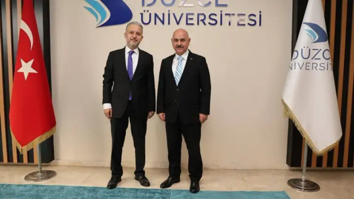 Sağlık Müdürü Yılmaz'dan Rektör Nedim Sözbir'e tebrik - Düzce Haberleri - Habertürk Yerel Haberler