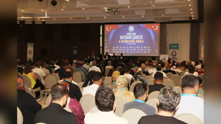 Sağlık-Sen Batman Şubesi 6'ncı Olağan Genel Kurulu gerçekleştirildi
