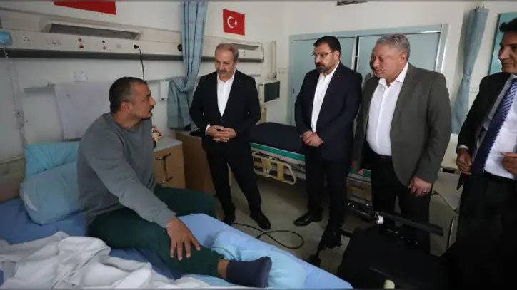 Sağlık-Sen’den gazilere ziyaret
