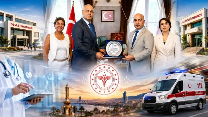 Demokratik Sol Parti (DSP) İzmir İl Başkanlığı ve ilçe temsilcileri,