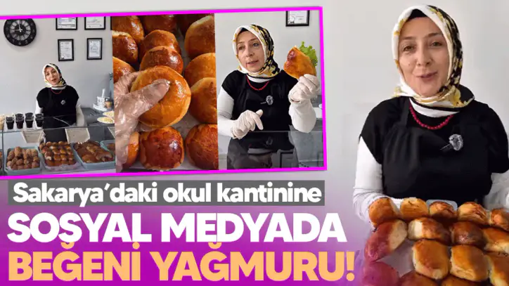 Sakarya’daki bu okul kantini sosyal medyada beğeni yağmuruna tutuldu!