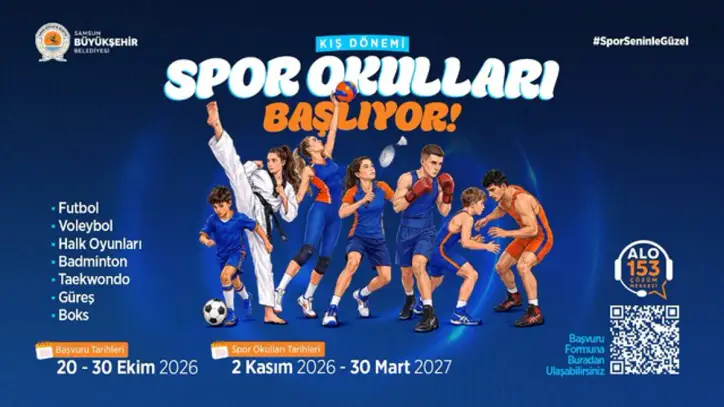 Samsun'da Kış Spor Okulları'nda başvurular başladı - Samsun Haber - Habertürk Yerel Haberler