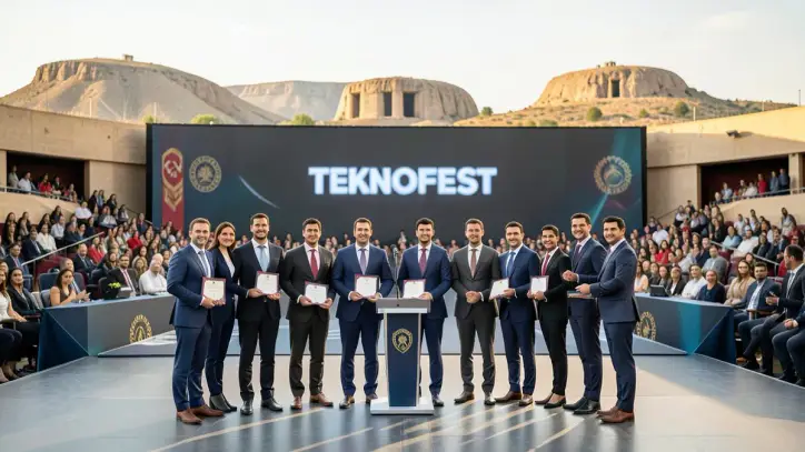 Şanlıurfa'da TEKNOFEST Dereceli Öğrencileri İçin Ödül Töreni Düzenlendi