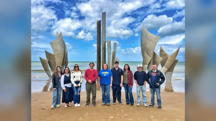 SAU history students trace World War II across Europe | News | Southern Arkansas University