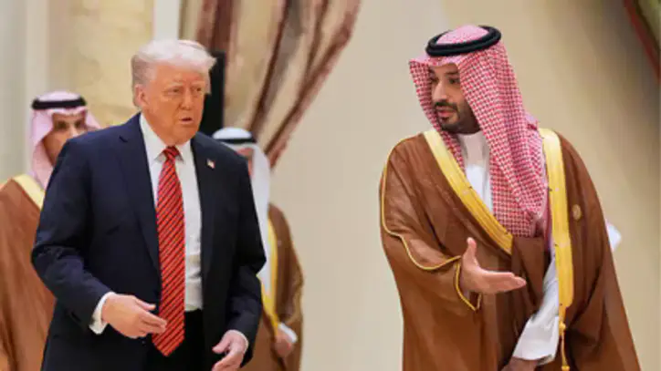 The conflict between Saudi Arabia and the Houthis reignited in July 2026 after Riyadh prevented an Iranian plane carrying a senior Houthi official from landing in the Yemeni capital of Sana'a. (AP)