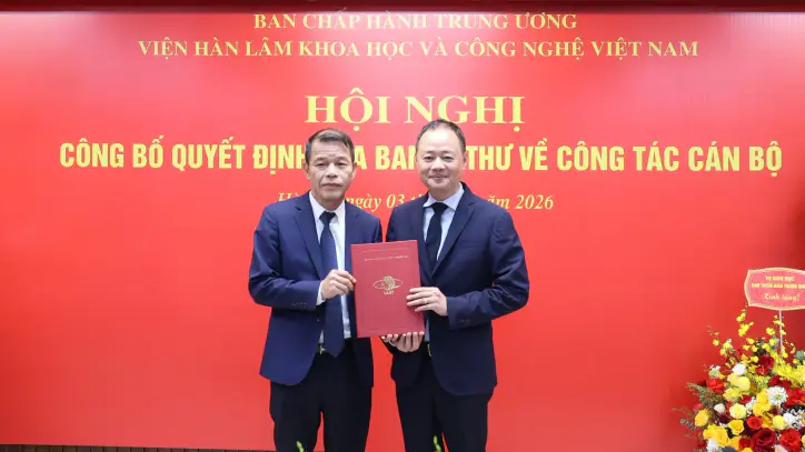 Sayın Vu Thanh Mai, Vietnam Bilim ve Teknoloji Akademisi Başkan Yardımcılığı görevini yürütmektedir.