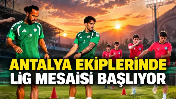 Serik Spor, Kepez Spor ve Alanya 1221 FSK'nın ilk hafta programı netleşti