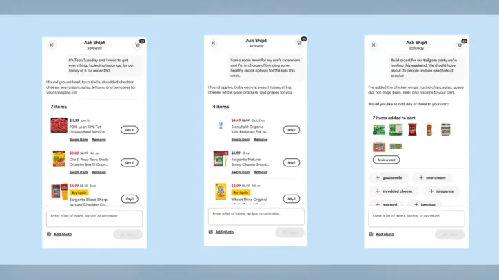 Shipt becomes the latest delivery app with an AI shopping assistant | TechCrunch