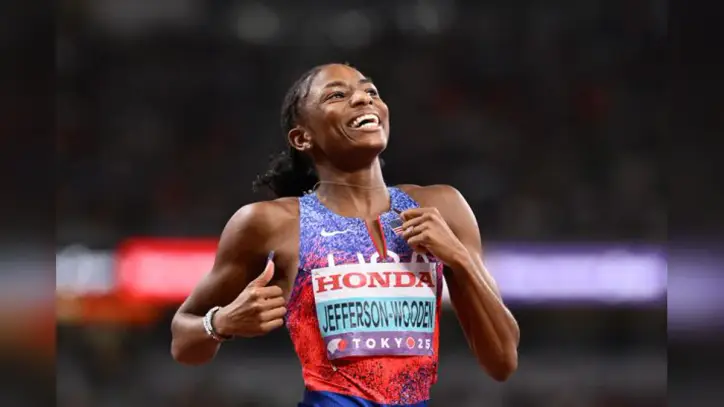 Side Track with Melissa Jefferson-Wooden | News | Budapest 26 | World Athletics Ultimate Championships