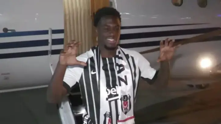 Beşiktaş'ın yeni transferi Ernest Poku İstanbul'a geldi! İşte o görüntüler - ASpor
