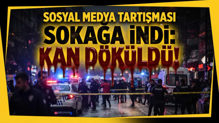 Sosyal Medya Tartışması Sokağa İndi: Kan Döküldü !