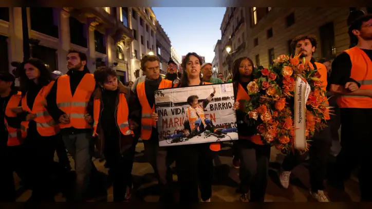 Spain’s Protesters See ‘Madness’ of Rising Rent and a ‘Martyr’ in Maricarmen
