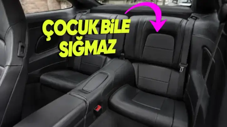 Kimse Sığmamasına Rağmen Spor Arabalarda Arka Koltuklar Neden Var?