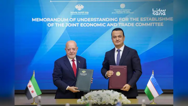 Suriye ve Özbekistan Ekonomik Ortaklık için Mutabakat Zaptı İmzaladı