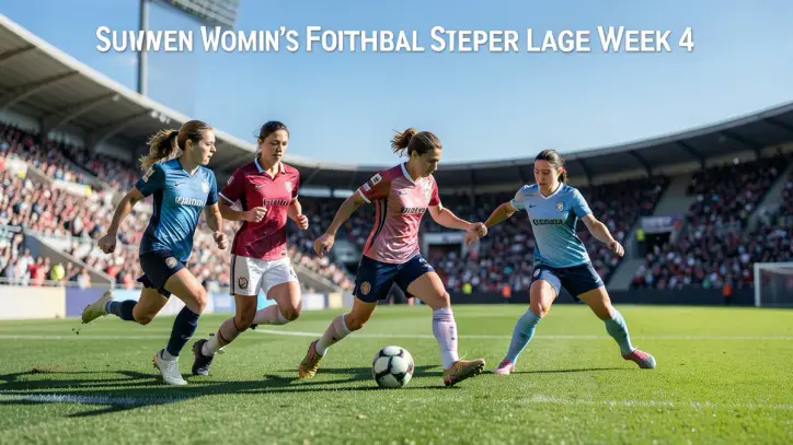 Suwen Kadın Futbol Süper Ligi 4. Hafta Maç Programı