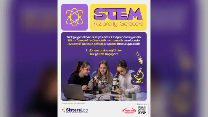 Takeda Türkiye’nin “STEM Kızlara İyi Gelecek” Projesinde İkinci Dönem Başlıyor