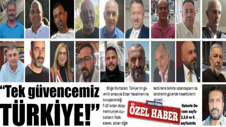 “Tek güvencemiz Türkiye!”