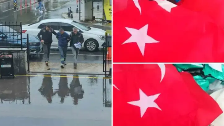 Tekirdağ'da bayrak provokasyonu çözüldü: İhbarcı da şüpheli de aynı kişi