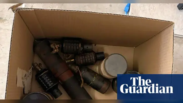 Texas resident finds second world war-era grenades in box bought at estate sale