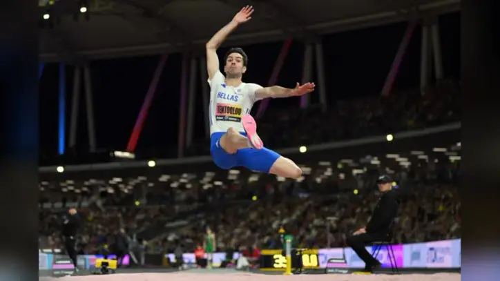Tentoglou completes long jump set with Ultimate long jump win | News | Budapest 26 | World Athletics Ultimate Championships