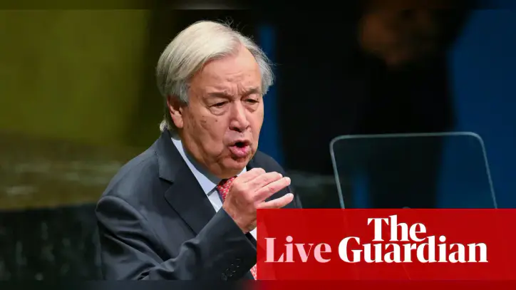 ‘The fault lines in our world are widening’, António Guterres warns as world leaders gather for UN General Assembly – live updates