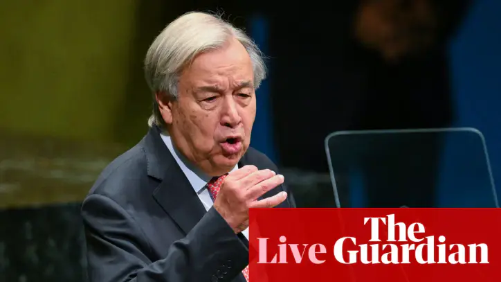 ‘The fault lines in our world are widening’, António Guterres warns as world leaders gather for UN General Assembly – live updates