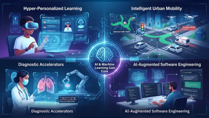 The Future of Everything: How Artificial Intelligence is Revolutionizing Education, Traffic Management, Healthcare, and Modern Coding