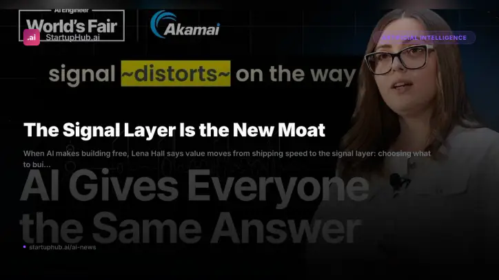 The Signal Layer Is the New Moat