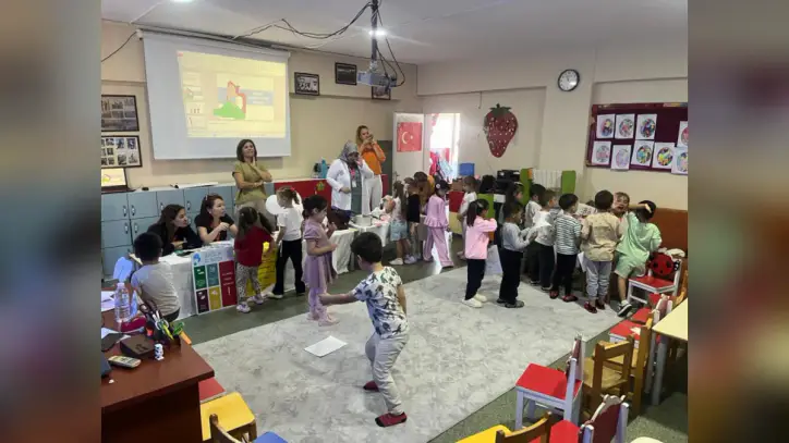 Tire’de çocuklara sağlık eğitimi (İzmir)