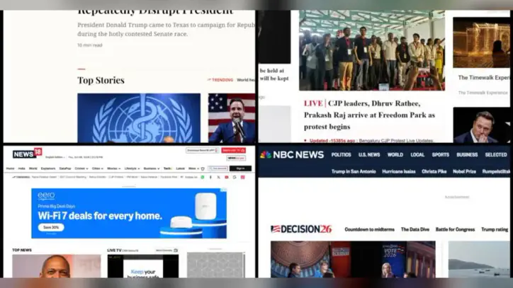 Top 50 English-language news sites in the world: Half see declines of 20% or more in September