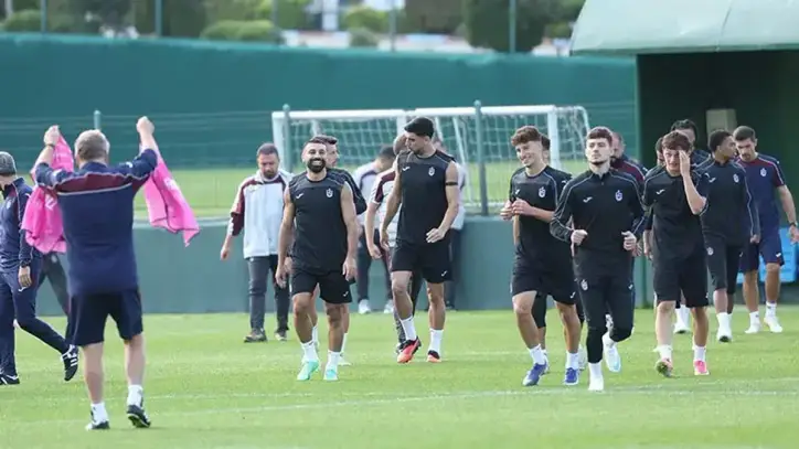 Trabzonspor, Hearts maçı hazırlıklarını tamamladı