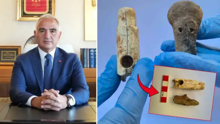 Troya Kazılarında 2 Bin 800 Yıllık Kemik Flüt ve Heykel Başı Bulundu