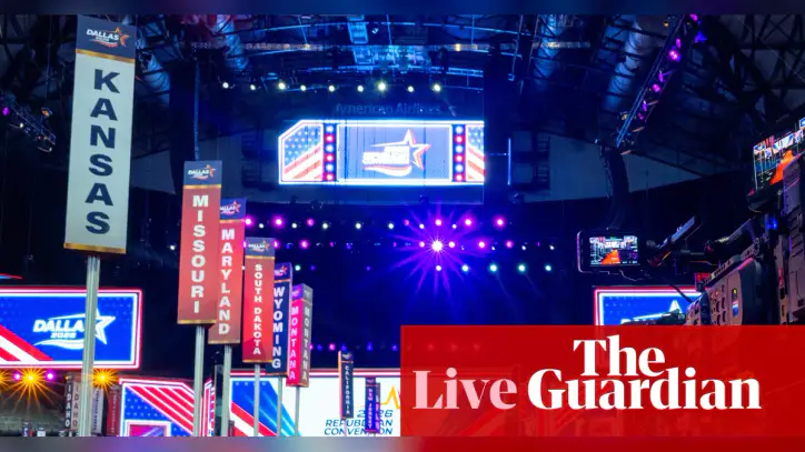 Trump center stage at Republican midterm convention amid party concerns over president’s unpopularity – live