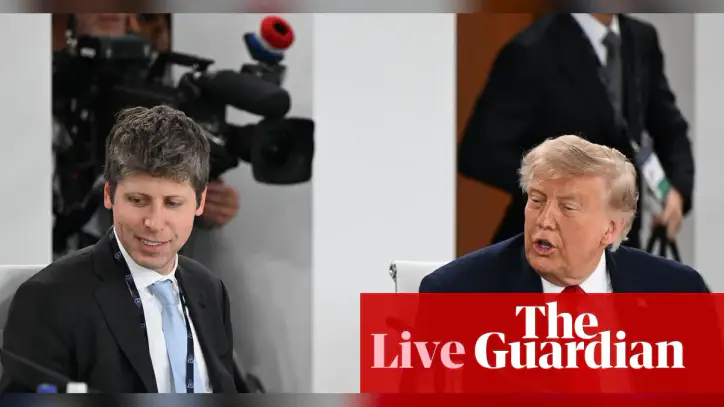 Trump claims he is only ‘guardrail’ needed to control AI as top Republicans join him in dismissing calls for more checks – live