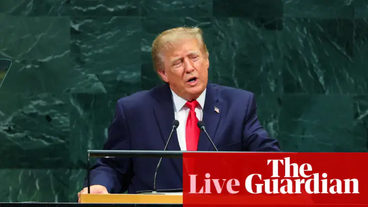 Trump defends actions in Iran and Venezuela in UN General Assembly address amid rising tensions with allies – as it happened