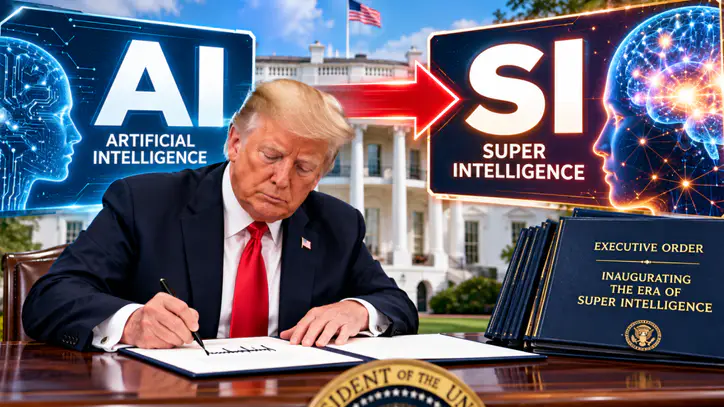 Trump Orders Federal Agencies to Replace ‘Artificial Intelligence’ With ‘Super Intelligence’