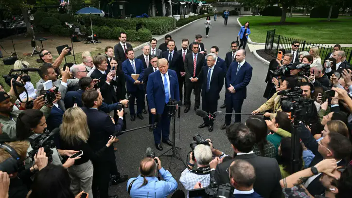 Trump says AI leaders signed a 'constitution' to police themselves