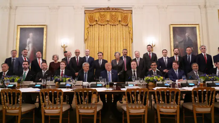 Trump says AI leaders signed a 'constitution' to police themselves