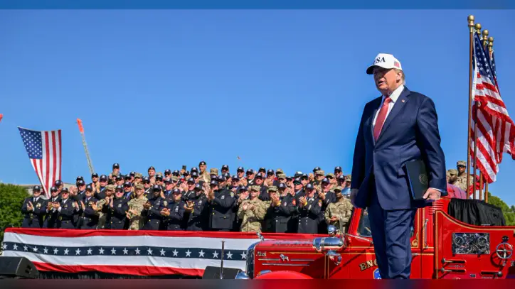 Trump says firefighters near ground zero carried him to safety ‘right after’ 9/11 attacks