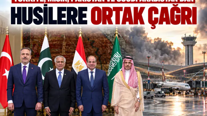 Türkiye dahil 4 ülkeden Husilere ortak çağrı - Manşet Haber