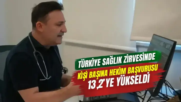 Türkiye Sağlık Zirvesinde: Kişi Başına Hekim Başvurusu 13,2’ye Yükseldi