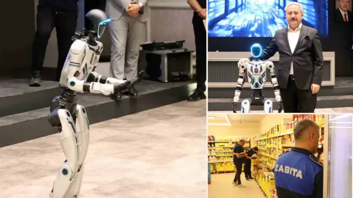 Türkiye'de bir ilk: İnsansı robot belediyede işe başladı