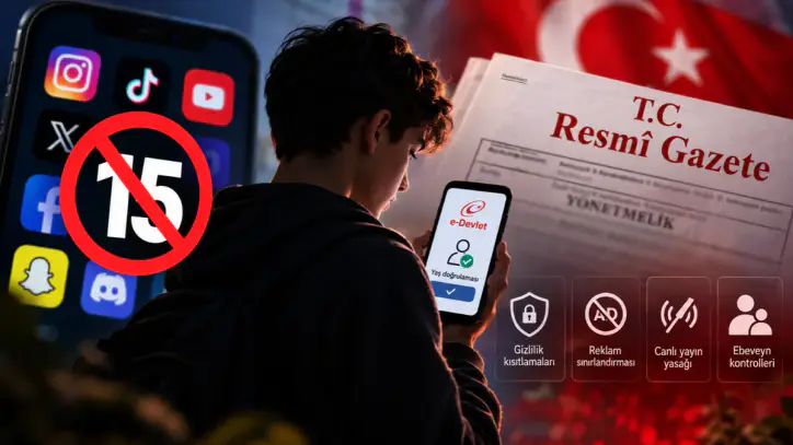 Türkiye'de sosyal medyaya 15 yaş sınırı geliyor: Yaş doğrulaması e-Devlet üzerinden yapılacak - egirişim